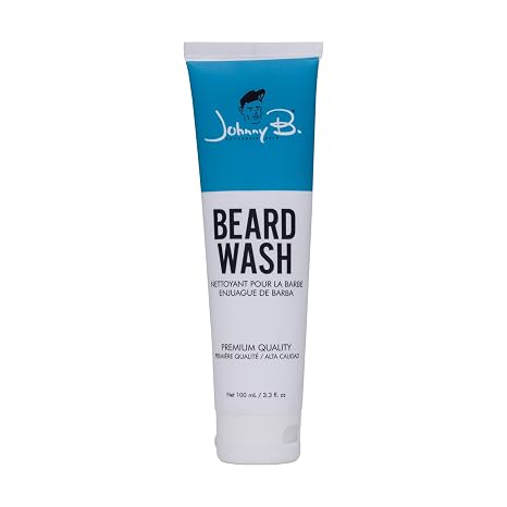 JOHNNY B. Refreshing Beard Wash, Softens and Soothes Facial Hair 3.3 oz.