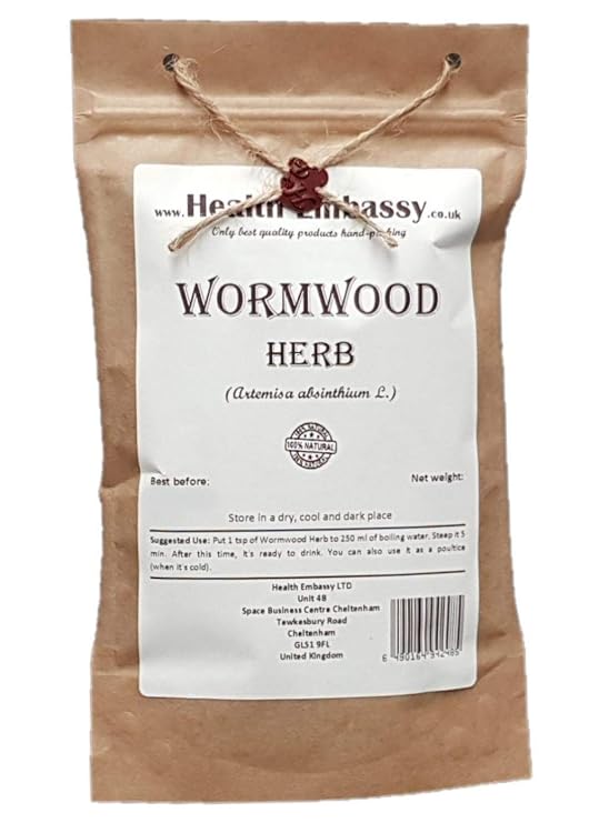Health Embassy Wormwood Herb | Artemisa Absinthium L | Herbal Tea (50g)