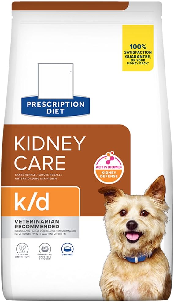 Prescription Diet K/d Kidney Care Adult Dry Dog Food Chicken 1.5kg - Veterinary Approved Dietetic Food Only to Be Used Based on Recommendation of a Vet