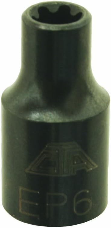 CTA Tools 9651 EP6 1/4-Inch External Star Plus Socket