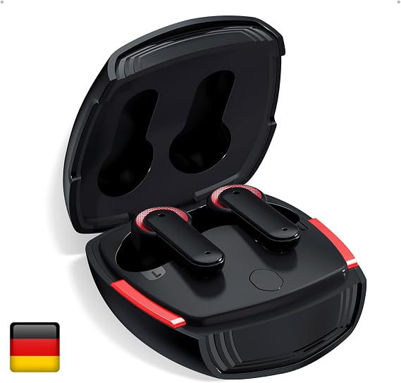 Woyax by Deji Gaming Kablosuz Bluetooth Oyuncu Kulaklık, 60 ms Gecikme, Çift Mod, HD 4 Mikrofon ENC