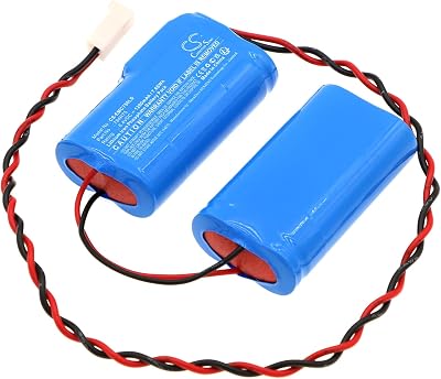 Cameron Sino Battery for Dual-LITE EVCUGWD4, EVCURWD4 PN:Dual-LITE 784H75 1200mAh  7.68Wh