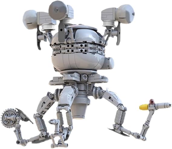 Robot Fall Buidling Block Set, Game Out Figure Model Toy, Idea Building Bricks Birthday Gift for Fans (337 Pcs)
