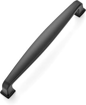 Ravinte 1 Pack Solid 5 Inch Kitchen Cabinet Handles Matte Black Cabinet Pulls Black Drawer Pulls Kitchen Cabinet Hardware Kitchen Handles for Cabinets Cupboard Handles Drawer Handles