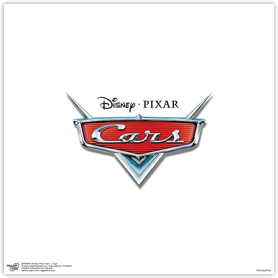 Trends International Gallery Pops Disney Pixar Cars - Logo Wall Art Wall Poster, 12" x 12", Unframed Version