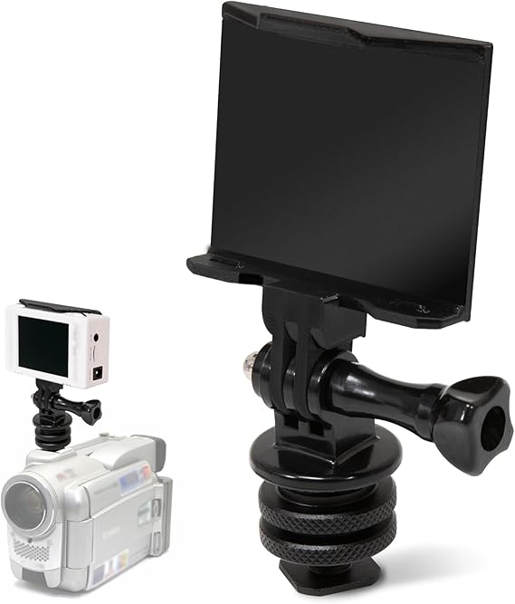 Camera Hot Shoe Bracket for ImmersionRC Powerplay, 360 Adjustable Angle | Compatible with GoPro/any Hot Shoe Interface, Upgrade Box Camera Free Transcription HD Digital Direct Recording