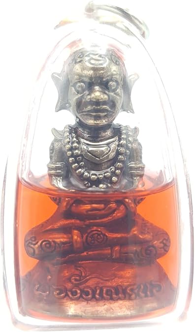 Authentic Thai amulets barang Phra Ngang Maha Sanaeh Liam Num Mun Prai Arthan with Takrut by Aj Naen Air Jom Khamangveth Strong Occult Sorcery