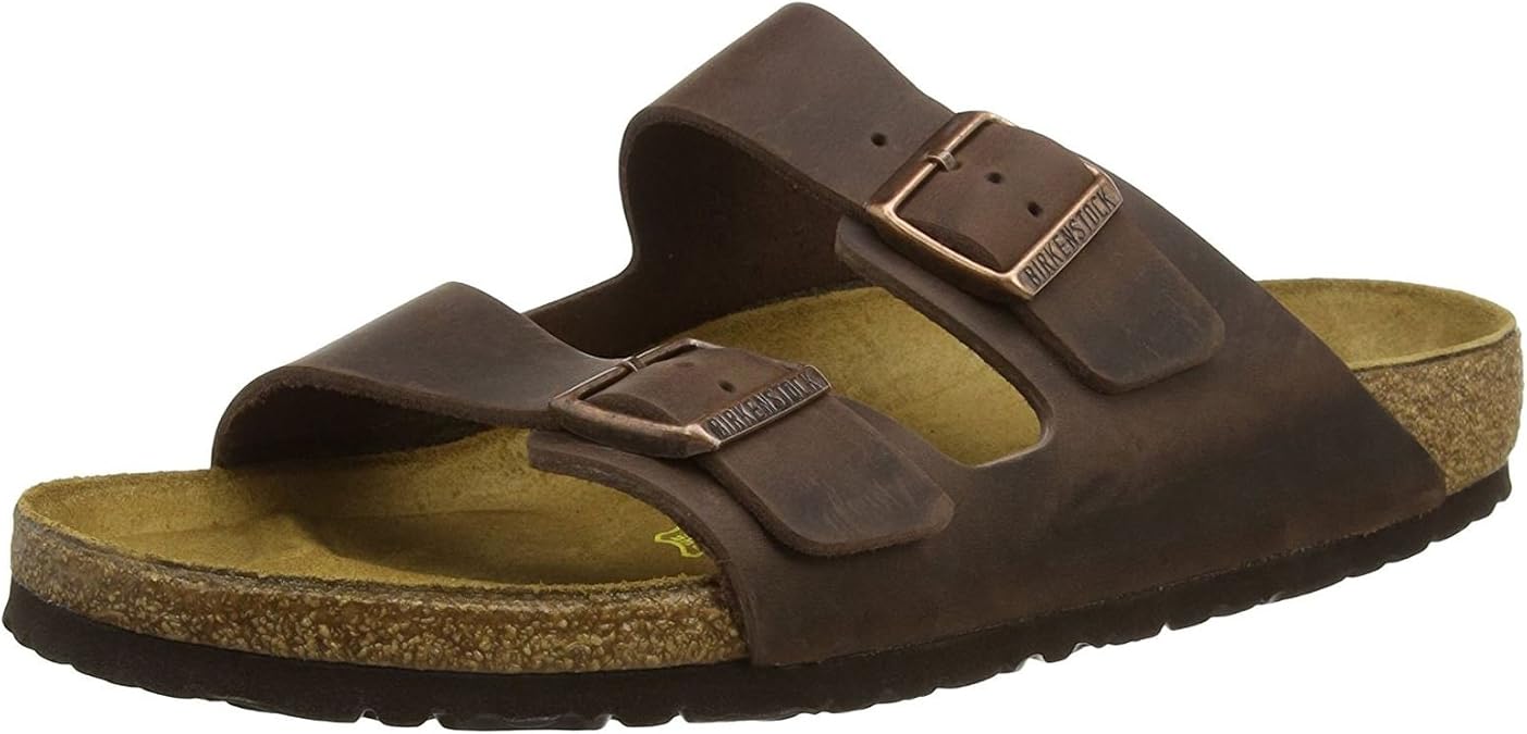 Birkenstock Women's Arizona Oiled Leather Habana Sandals (N), Habana, 41