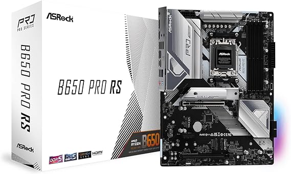 Asrock B650 Pro Rs, Am5, Atx, 4 Ddr5, 3 M.2, 4 Sata, Hdmi, Dp, Usb C
