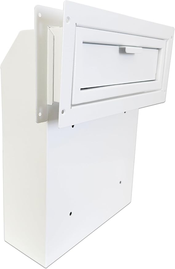 Through-the-Door Mailbox with Key Lock & Rear Access