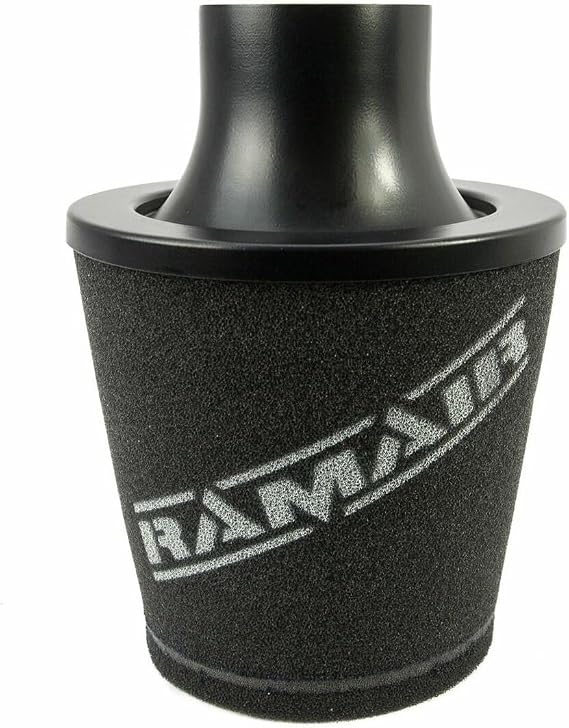 Small Black Aluminium Induction Filter Universal - 70mm OD