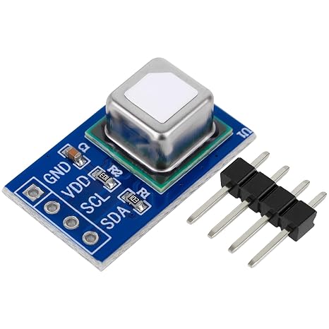 SCD41 Gas Sensor Module 2.4-5.5V, 2 in 1 Gas Sensor Module Detects CO2 Carbon Dioxide, Temperature and Humidity I2C Communication for Air Quality Monitoring