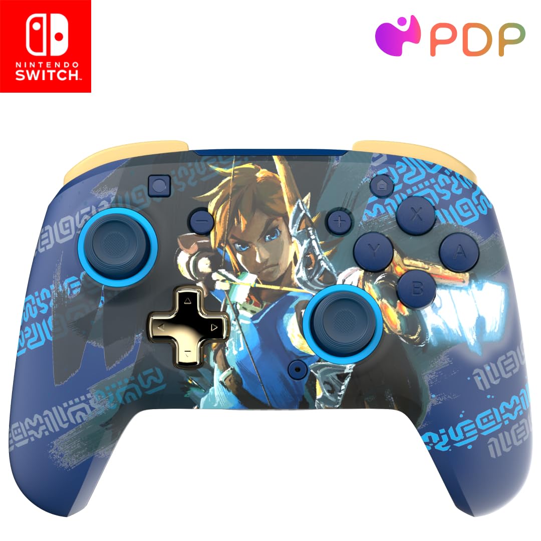 PDP REMATCH Enhanced Licensed Nintendo Switch Pro Controller, Switch LiteOLED Compatible, Customizable ButtonsJoysticks