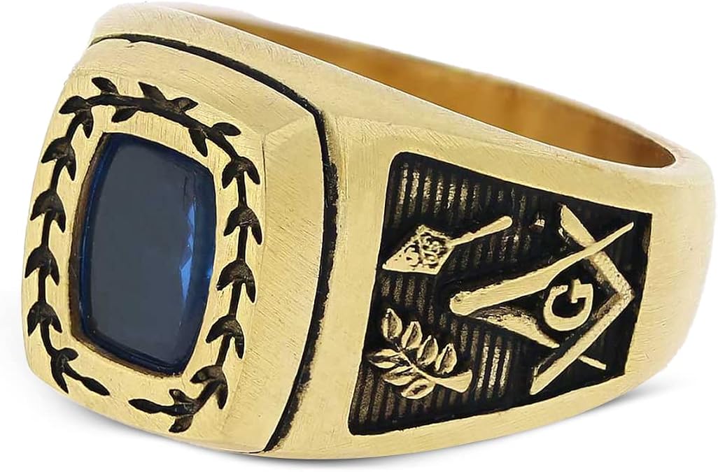 Masonic Ring, Handmade Mason Signet Ring, Lodge Masonry Ring for Men, Master Mason Ring, Silver Scottish Rite Ring, Custom Statement Ring