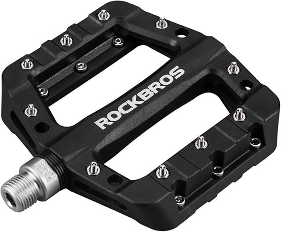 ROCKBROS Nylon Fiber Bike Pedals Lightweight Platform MTB BMX 9/16"