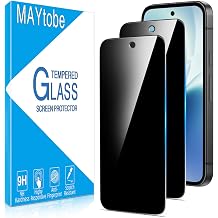 MAYtobe [2-Pack Privacy Screen Protector for Google Pixel 10a Tempered Glass,Support Fingerprint Unlocking, No Bubbles, Anti Scratch