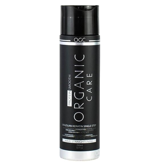 Brazilian Keratin Treatment Complex Blowout - Organic Care Cosmetics - 8.5 fl oz (250ml) - Hair Straightening