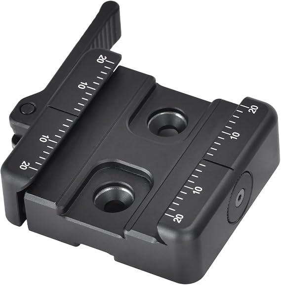 SUNWAY 50mm Arca Swiss Lever Clamp for Tripods and A.R.M.S 17S Bipods