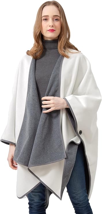 BSB LL Blanket Open Front Poncho Ruana Knit Cardigan Sweater Shawl Wrap Many Styles