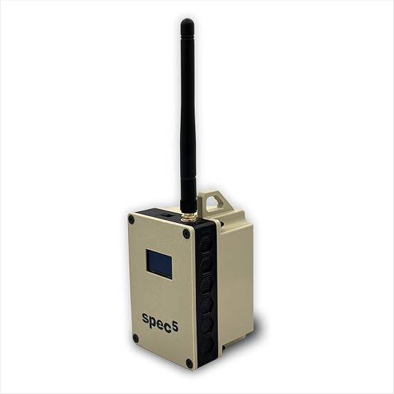 Desert Sand S5 Beacon Solar Charging LoRa Off-Grid Mesh Communicator with Meshtastic - Fully Flashed Hiking Gear from