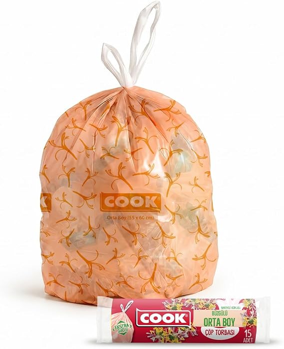 Cook Gathered Scented Garbage Bag, Medium Size (Minister)