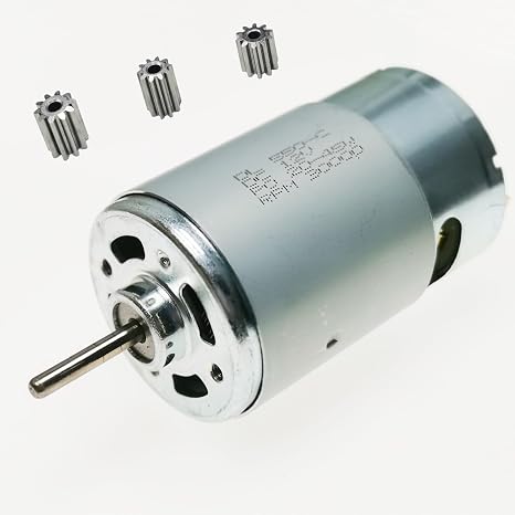 550 12V 30000RPM DC Motor for Ride On Cars Parts | Power Wheels Motor Upgrade, High Torque, Kid Trax Replacement Parts, Ride On Toys Car