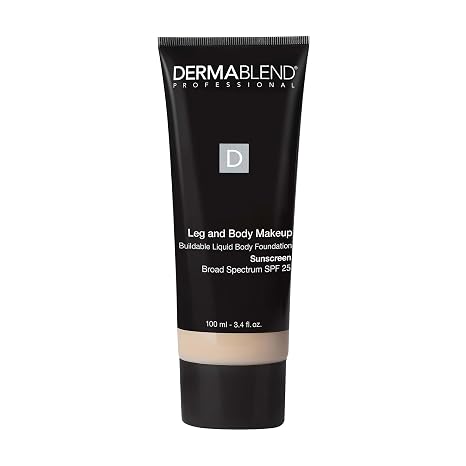 Dermablend - Leg and Body Makeup Buildable Liquid Body Foundation SPF 25 Fair Nude 0N
