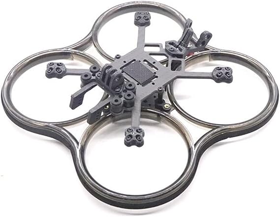 3 inch Racing Whoop FPV Drone, for HSKRC CC30 145mm 145 3 Inch 3K Carbon Fiber FPV Drone Frame Kit for Racing FPV Drone Accessories (Color : Black)