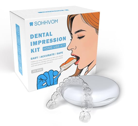 Custom Retainers for Teeth, Upper & Lower Clear Retainer Set