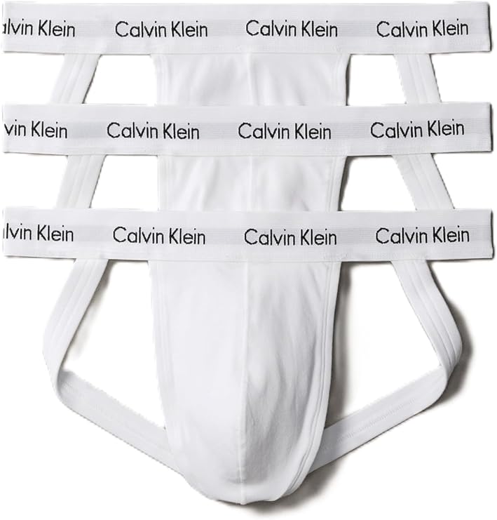 Calvin Klein Men's Cotton Stretch 3-pack Jock Strap Jock Strap (pack of 3)