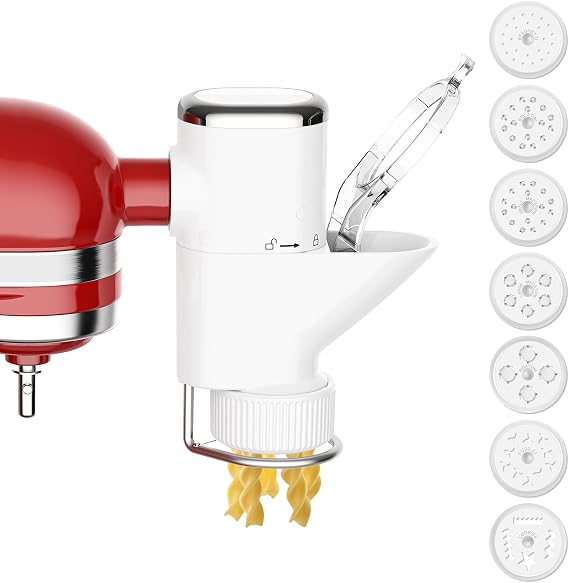 InnoMoon Gourmet Pasta Press Attachment for KitchenAid Stand Mixers