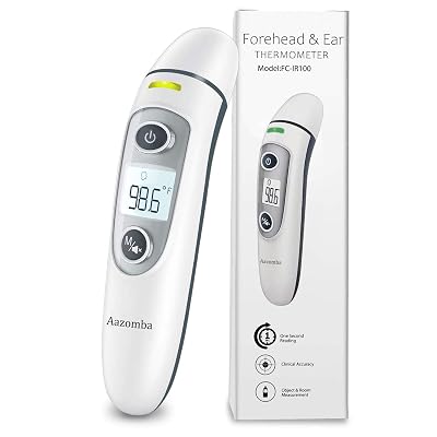 No Touch Non Contact Digital Infrared Temporal Forehead Thermometer for Baby and Adults with Fever Alarm Accurate Fast Readings,Memory Function