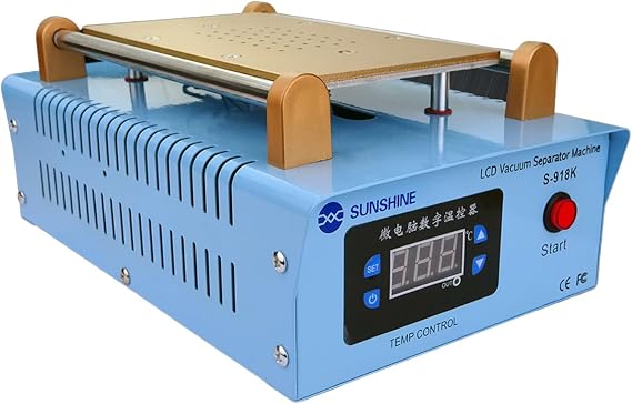 Mobile Phone Repair Tools LCD Vacuum Separator Lightweight and Portable with Digital Display Heater 8.5 Inch Work Area Strong Suction The Mobile Phone Screen and Repair pad are Safe and efficient