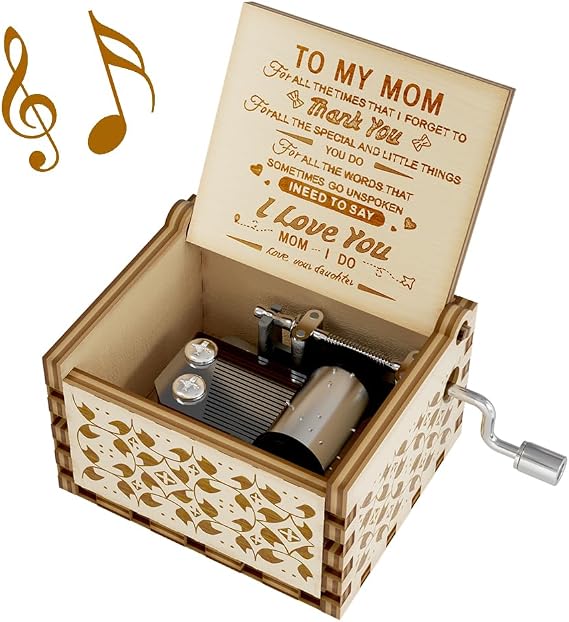 Ucuber You are My Sunshine Music Box, Gift for Mom from Daughter