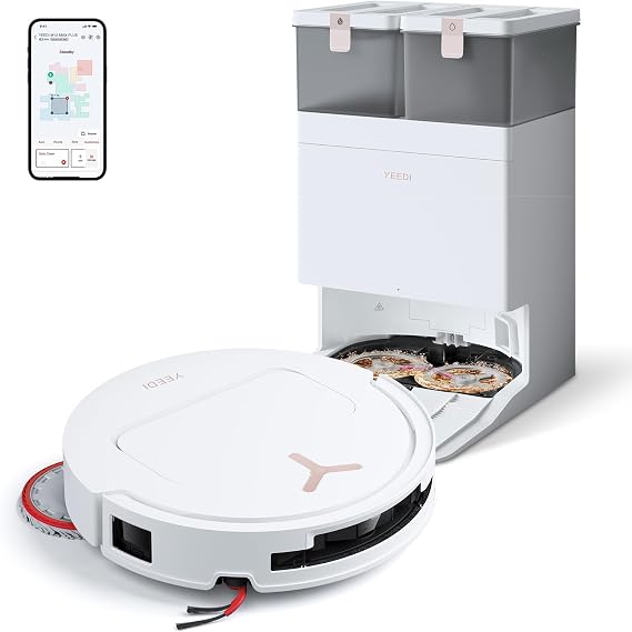 Yeedi by ECOVACS M12 MAX Plus Robot Vacuum and Mop, Adaptive Edge Cleaning