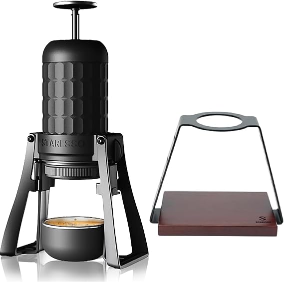 STARESSO Plus Portable Coffee Maker Bundle with Expansion Stand Set
