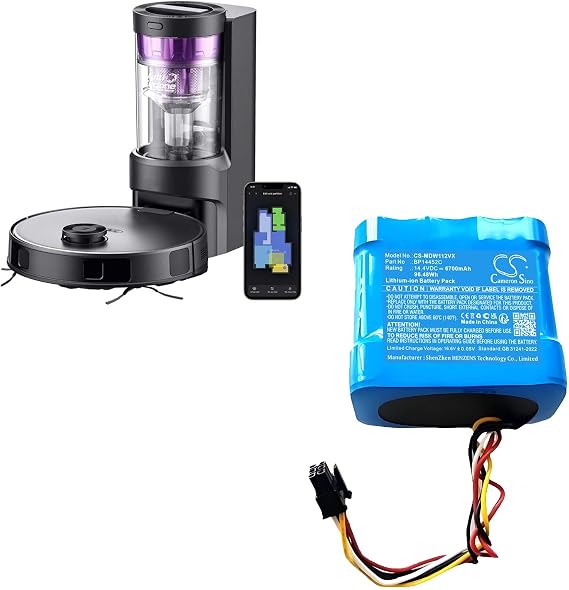 Battery For Eureka E10s, EA100001, EA100003, NERE10S-EU-VD, BP14452C,