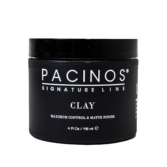 Pacinos Clay Hair Paste, Firm Hold Styling Wax, Matte Finish, 4 oz