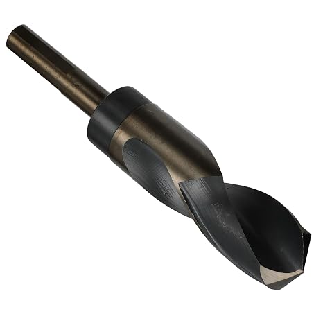 Drill America - KFDRSD1 1" Reduced Shank High Speed Steel Black & Gold KFD Drill Bit with 1/2" Shank, KFD Series