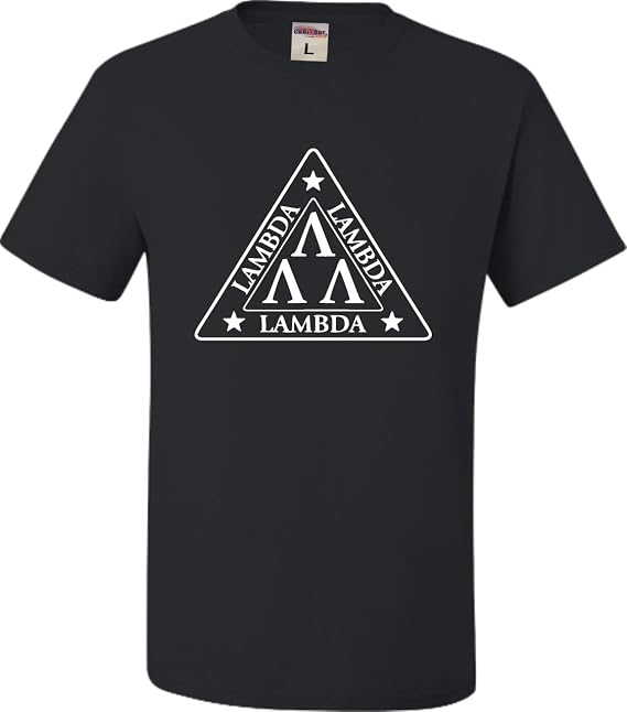 Go All Out Adult Lambda Lambda Lambda Tri Lambda Funny T-Shirt