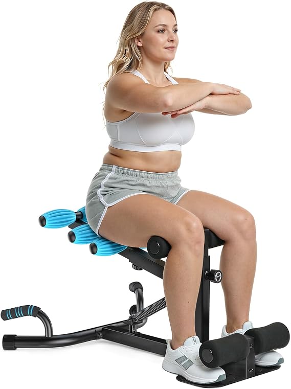 MERACH Deep Squat Machine for Women, Adjustable Glutes Trainer Machine, Core & Leg Exercise, Push Up Board Workout Equipment at Home Gym