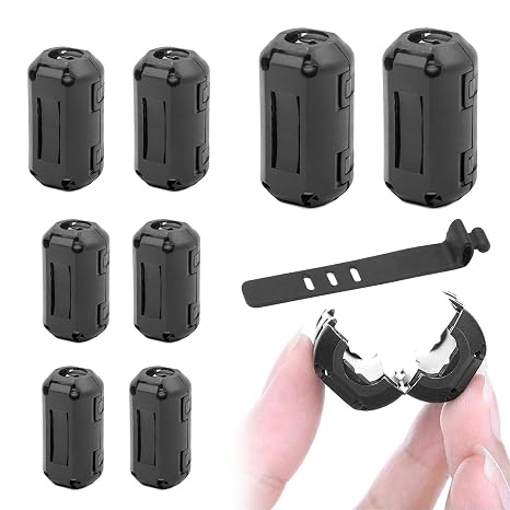 Ferrite Core Interference Filter Ferrite Filter, Ferrite Ring, Sheath Wave Filter, Ferrite Toroidal Core Cable Clip, Ferrite Toroidal Core, Ferrite Cores for Cables, Folding Ferrite Core,