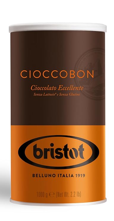 Bristot Cioccobon Cioccolato Eccellente Premium Italian Hot Chocolate Mix 2.2 lb 1 kg