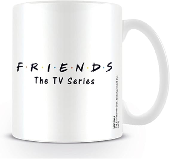 Pyramid International Friends (Logo White) Mug - 10Oz / 315Ml Ceramic Mug - One Size