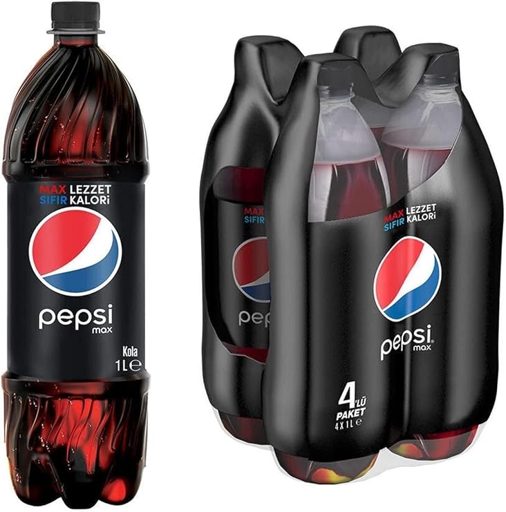 Pepsi Max Cola 1 Lt 4'Lü Paket