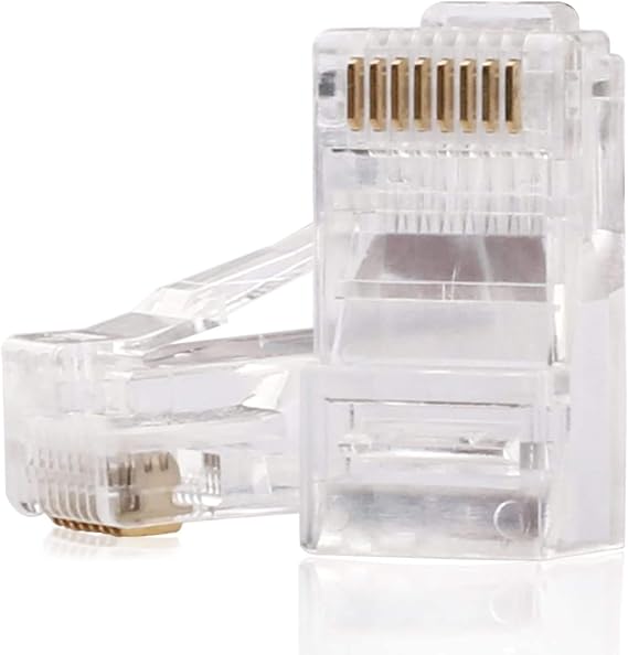 SHD Cat6 Connector Cat5e Connector Cat5 Connectors RJ45 Ends Ethernet Cable Crimp Connectors
