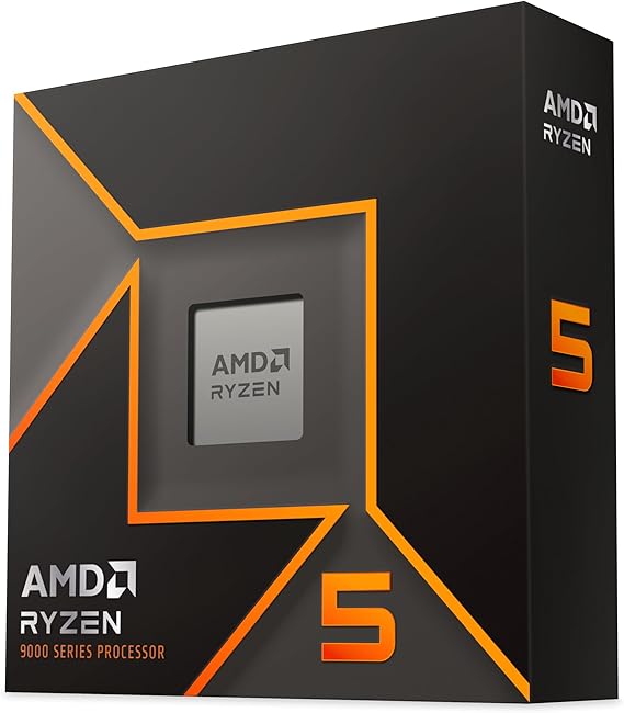 AMD RyzenTM 5 9600X 6-Core, 12-Thread Unlocked Desktop Processor