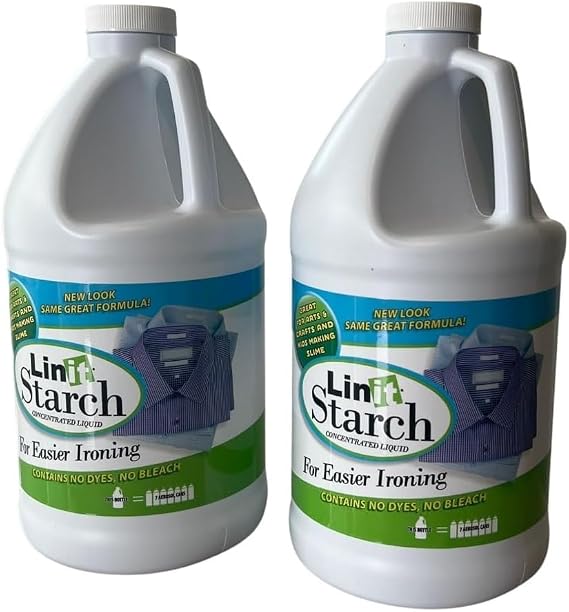 Malco Liquid Starch Crisp Classic Finish 64 oz. (Pack of 3) Liquid Starch for Ironing Clothes/Perfect for Wrinkle Release/Great for Arts & Crafts Projects/Slime, Paper Mache, Silly Putty