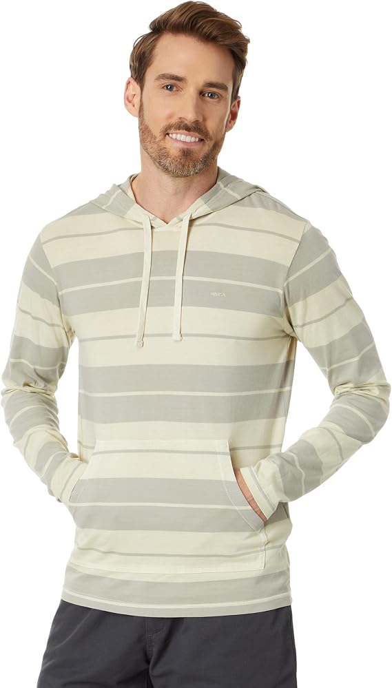 RVCA Men's Hooded Long Sleeve T-shirt