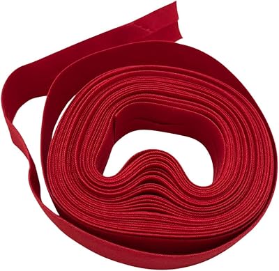 Bias Tape Single Fold 12 Inch X 5 Yards Polyester for Sewing Craft Binding Tape Hemming Sewing Seaming Piping Quilting Clothing Accessories Wrapping Crafts Cord Trim Red